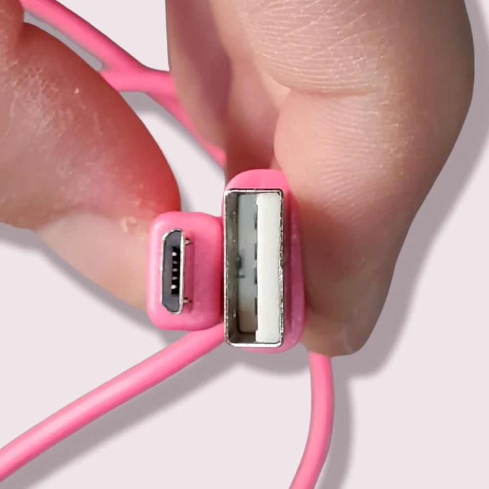 Micro USB Data Cable Pink